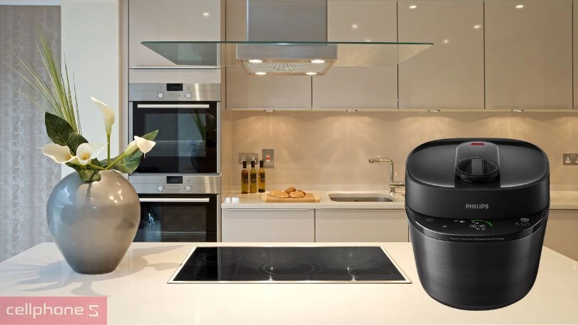 Nồi áp suất đa năng Philips HD2151/66 - Thiết kế hiện đại và chống dính cao cấp