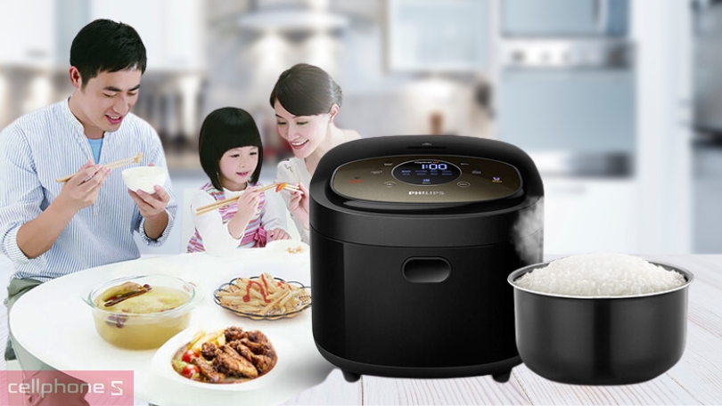 Nồi cơm điện cao tần Philips 1.5 lít HD4528/66 - Công nghệ IH tiên tiến