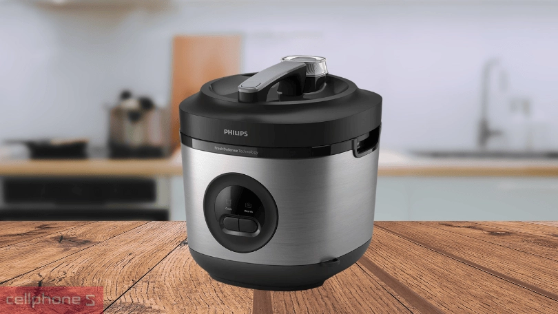 Vì sao nên mua nồi cơm điện cơ 1.8L Philips HD3213/31?