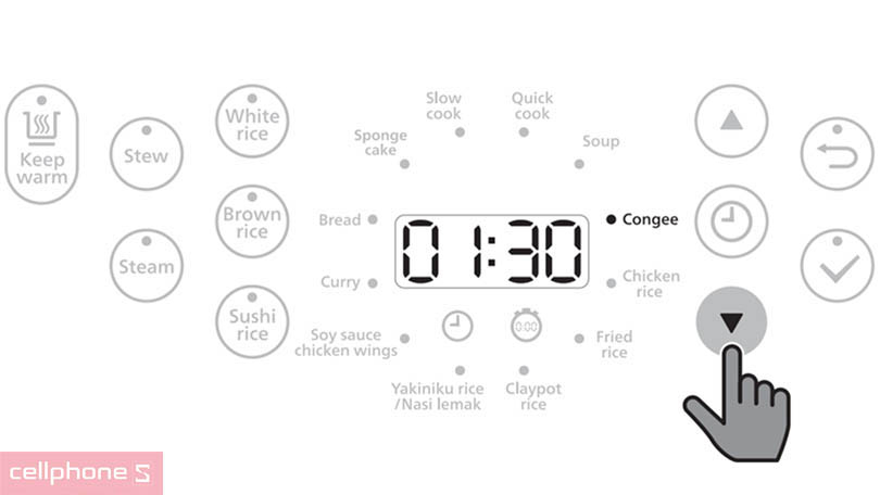 Hướng dẫn sử dụng nồi cơm điện Philip HD4518/62 1.8L