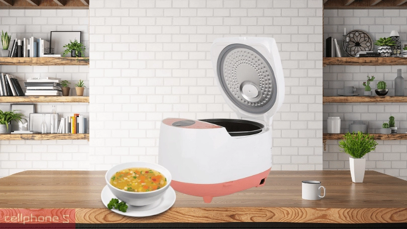 Nồi cơm điện Philips 1 lít HD4513 - Nồi cơm sở hữu đa dạng chế độ nấu