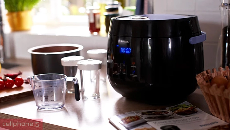 Nồi cơm điện Philips HD3060 – Hạt gạo tơi xốp, giữ nguyên hương vị