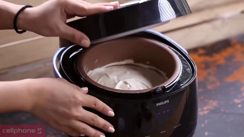 Nồi cơm điện Philips HD3060 – Hạt gạo tơi xốp, giữ nguyên hương vị