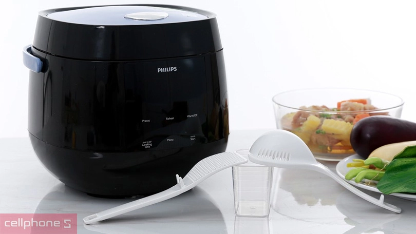 Nồi cơm điện Philips HD3060 – Hạt gạo tơi xốp, giữ nguyên hương vị