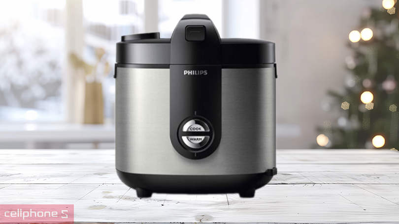 Nồi cơm điện Philips HD3128 - Công nghệ vượt trội mang đến những bữa ăn ngon