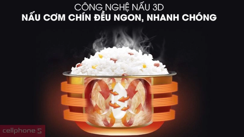 Nồi cơm điện Philips HD3132/68 - Công suất tối ưu, đa dạng chế độ nấu