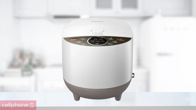 Vì sao nên mua nồi cơm điện tử 1,8L Philips HD4533/66?