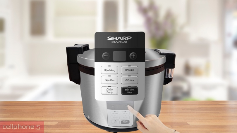 Công suất nồi cơm điện tử công nghiệp Sharp 5.4 lít KS-5400V-ST