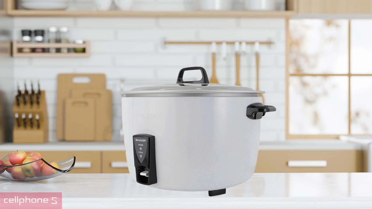 Thiết kế nồi cơm điện nắp rời Sharp KSH-D1010V