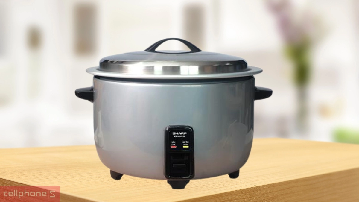 Dung tích nấu của nồi cơm điện nắp rời Sharp KSH-H90V-SL