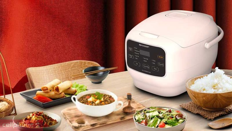 Nồi cơm điện Sharp 1.8 lít KS-COM183MV-WH – Nấu cơm nhanh chóng, hoạt động bền bỉ