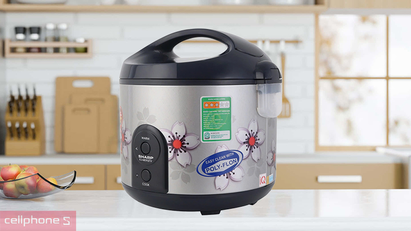 Thiết kế nồi cơm điện Sharp 1.8 lít KS-NR181STV