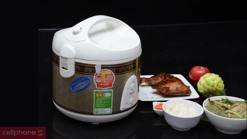 Vì sao nên mua nồi cơm điện Sharp 1 lít KS-11ETV