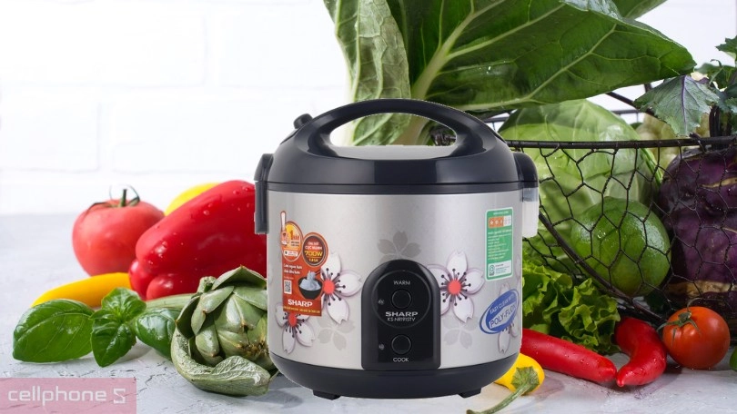 Đánh giá nồi cơm điện Sharp 2.2 lít KS-R231STV SS