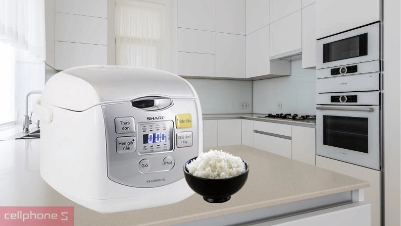 Vì sao nên mua nồi cơm điện Sharp KS-COM08V-SL 0.72 lít