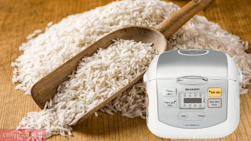 Thiết kế nồi cơm điện Sharp KS-COM08V-SL 0.72 lít