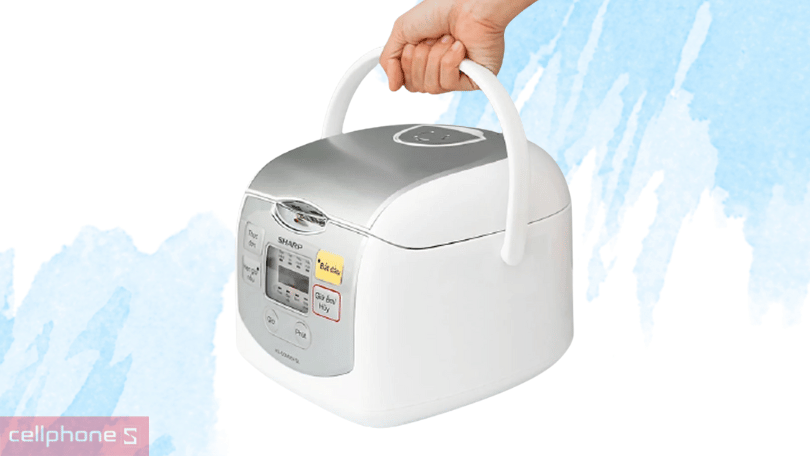 Dung tích nồi cơm điện Sharp KS-COM08V-SL 0.72 lít