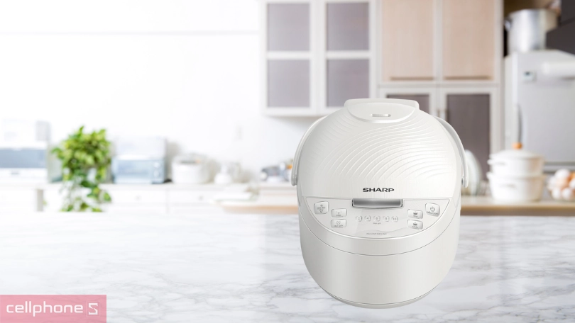 Vì sao nên mua nồi cơm điện Sharp KS-COM150EV-WH 1.5 lít?