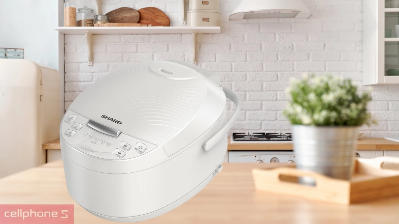 Vì sao nên mua nồi cơm điện Sharp KS-COM150EV-WH 1.5 lít?