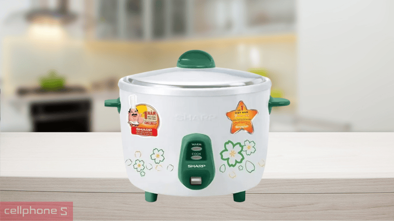 Thiết kế nồi cơm điện Sharp KSH-D06V 0.6 lít