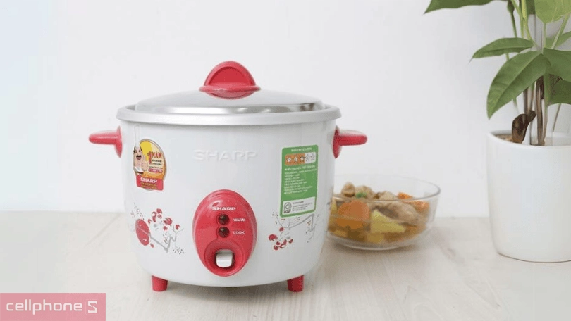 Dung tích nồi cơm điện Sharp KSH-D06V 0.6 lít