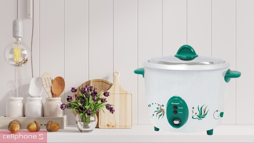 Dung tích nồi cơm điện Sharp KSH-D18V 1.8 lít