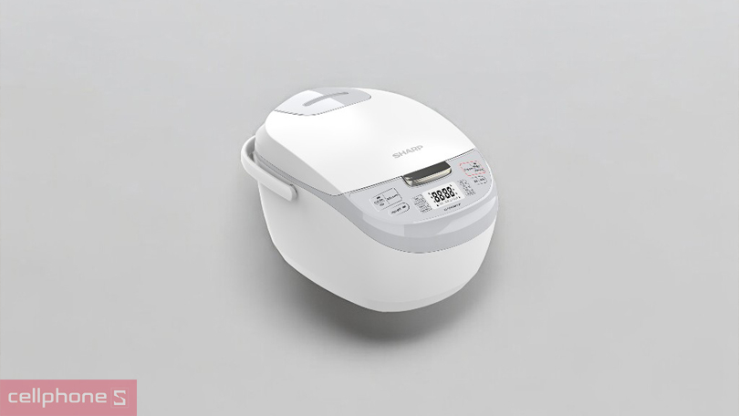 Các chế độ nấu và hệ thống điều khiển của nồi cơm điện tử Sharp 1.8 lít KS-COM192EV-GY