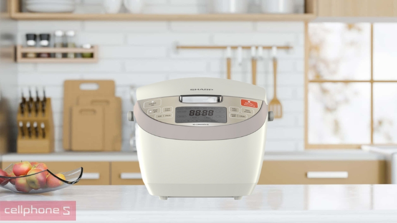 Công suất nồi cơm điện tử Sharp 1.8 lít KS-COM193EV-GL
