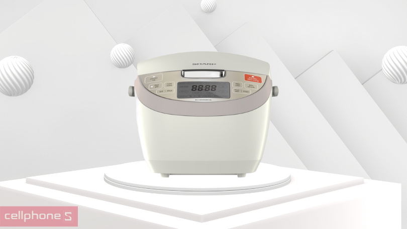 Hướng dẫn sử dụng nồi cơm điện tử Sharp 1.8 lít KS-COM193EV-GL