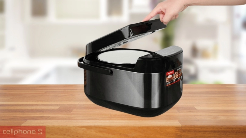 Thiết kế nồi cơm điện tử Sharp 1.8 lít KS-COM194EV-BK