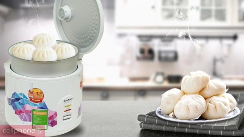 Công suất, chế độ nấu của nồi cơm nắp gài Sharp 1.8 lít KS-18TJV