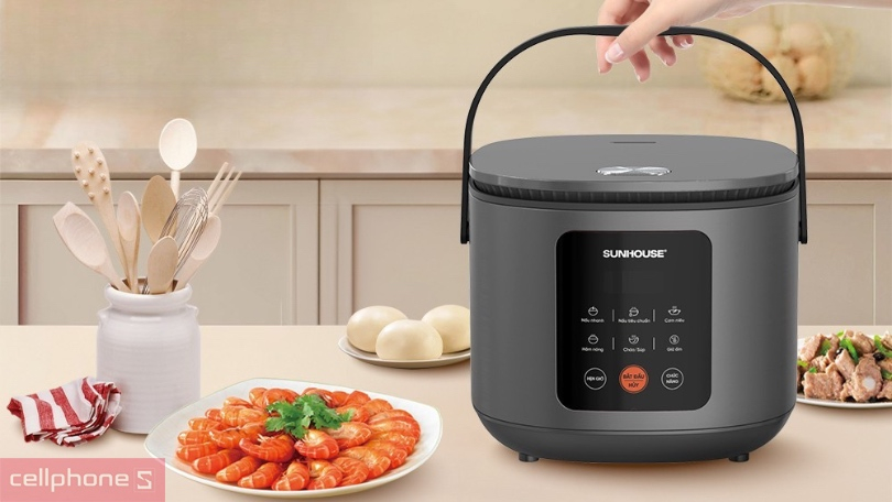 Thiết kế nồi cơm điện Sunhouse SHD8825 1.5l
