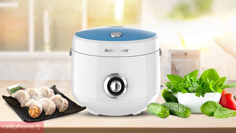 Nồi cơm điện Sunhouse SHD8606 1.8L - Kiểu dáng bên bỉ, công suất nấu ấn tượng
