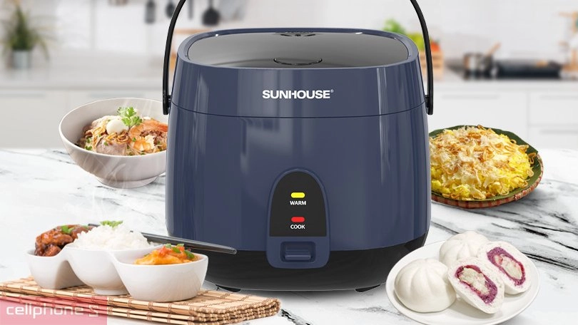 Nồi cơm điện SUNHOUSE SHD8611N 1.8L – Nấu cơm nhanh chóng, an toàn sử dụng