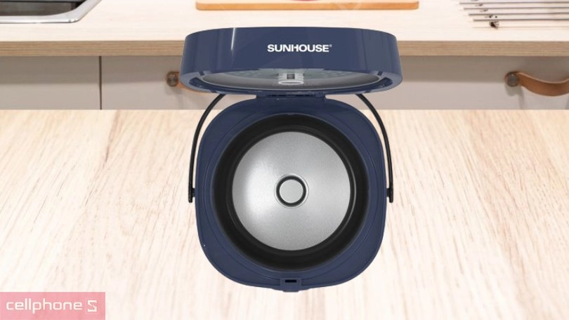 Nồi cơm điện SUNHOUSE SHD8611N 1.8L – Nấu cơm nhanh chóng, an toàn sử dụng