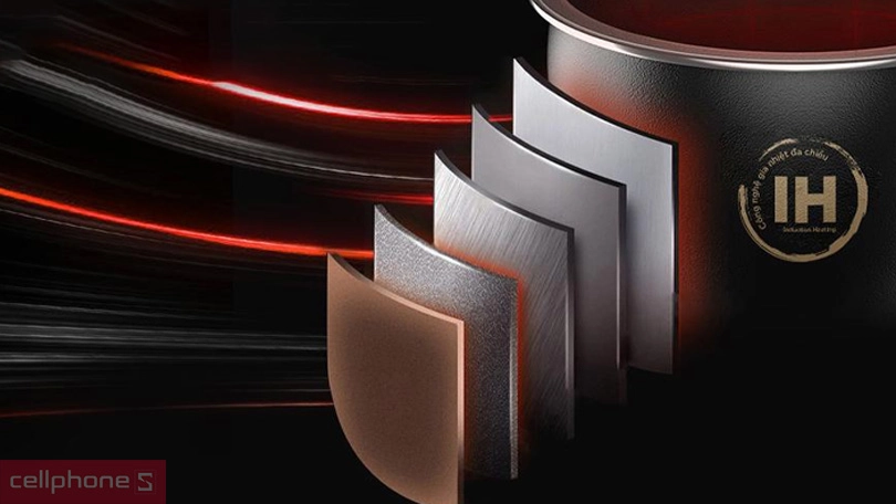 Nồi cơm điện cao tần Sunhouse 1.5 lít SHD8826 – Nấu cơm nhanh, giữ ấm lâu