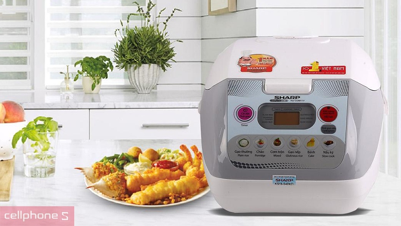 Giá nồi cơm Sharp bao nhiêu? Chọn mua theo nhu cầu