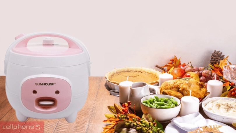 Đánh giá sản phẩm nồi cơm điện Sunhouse 1.2L SHD8217W