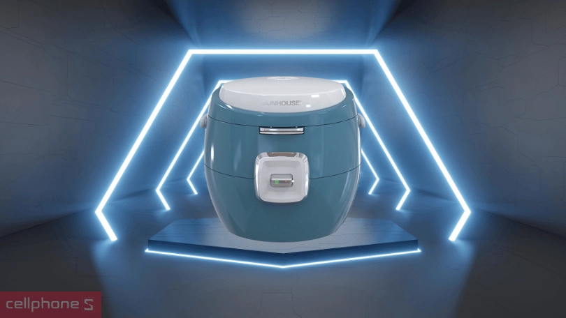 sunhouse nồi cơm điện áp dụng công nghệ ủ ấm 3 chiều