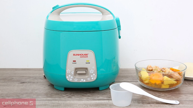 Nồi cơm điện tử Sunhouse nấu cơm chín đều siêu ngon