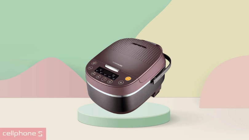 nồi cơm sunhouse dung tích 1.5 lít