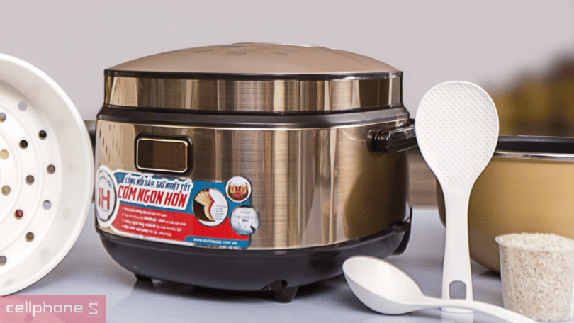 Nồi cơm điện Sunhouse Mama 1.5L SHD8955 - Thiết kế nhỏ gọn, tiện lợi