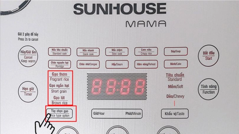 Cách sử dụng nồi cơm điện 1.8 lít SUNHOUSE MAMA SHD8959