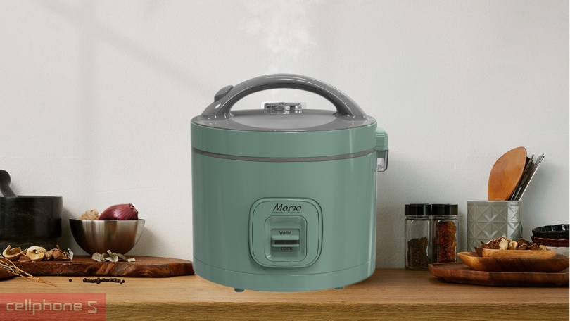 Nồi cơm điện Sunhouse Mama SHD866G 1.8L - Lòng nồi 5 lớp, lớp chống dính Ceramic cao cấp