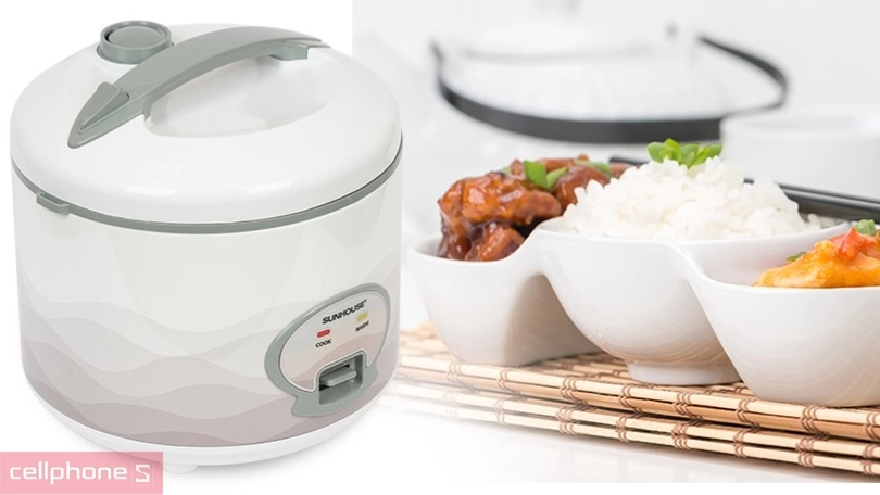 Cơm giữ nguyên dưỡng chất nhờ van xả hơi