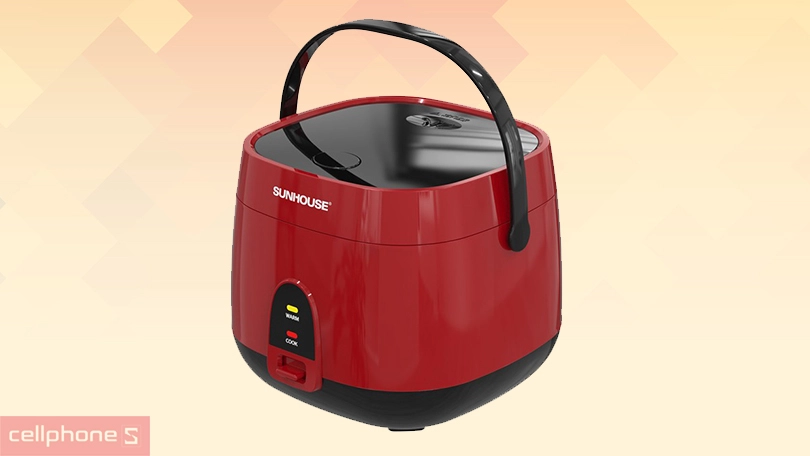 Nồi cơm điện Sunhouse SHD8611R 1.8L - Vẻ ngoài thời thượng, cơm ngon chín đều
