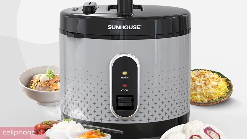 Nồi cơm điện Sunhouse SHD8624 1.8L - Chất liệu cao cấp, cơm ngon trọn vị