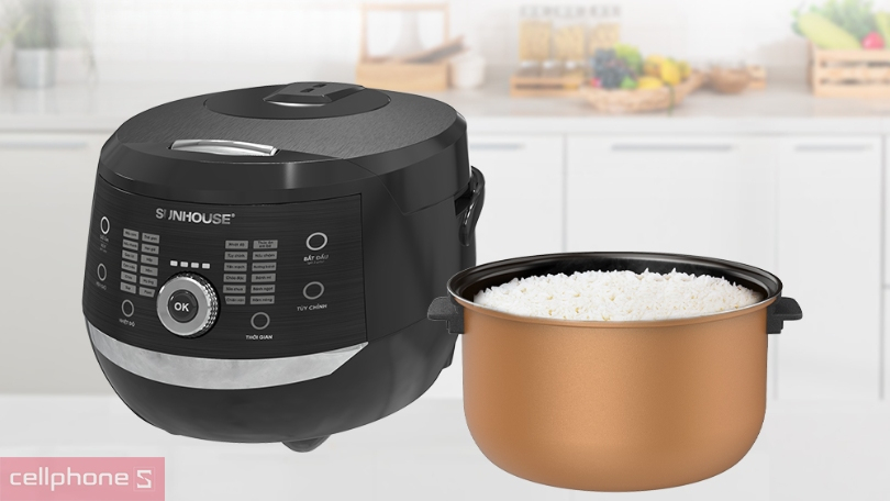 Thiết kế nồi cơm điện Sunhouse SHD8911 1.8L