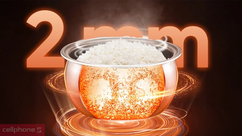 Lòng nồi cơm điện Sunhouse SHD8916 1.8L