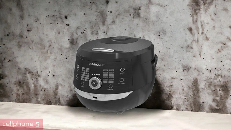 Thiết kế nồi cơm điện tử Sunhouse SHD8911 1.8 lít